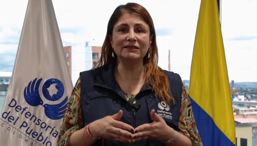 La Defensora del Pueblo, Iris Marín Ortiz. 