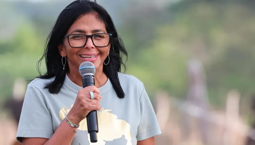 Delcy Rodríguez, presidenta (e) de Venezuela. 