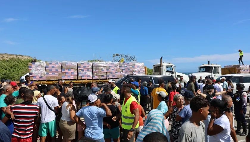 La embajada de Estados Unidos en Caracas indicó que se realizó la entrega de insumos.