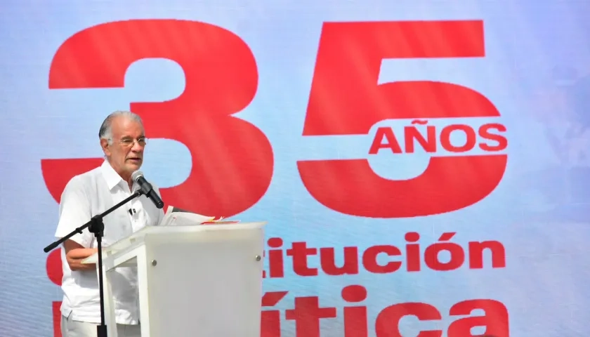 Eduardo Verano, gobernador del Atlántico.