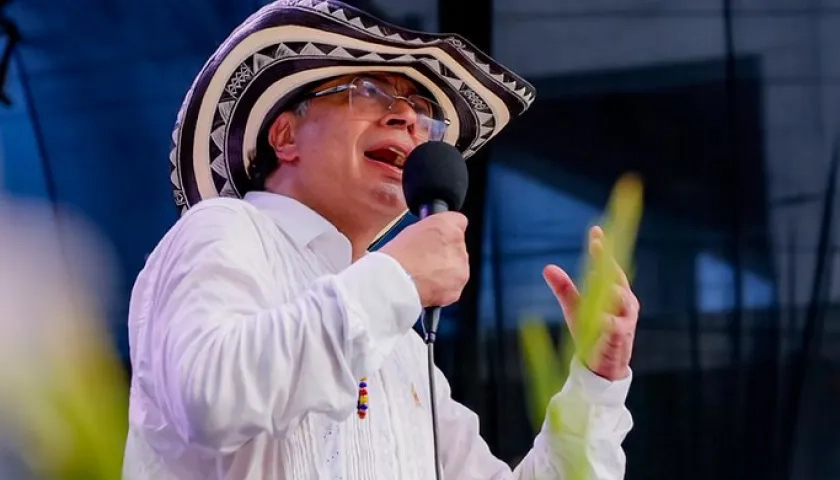 El Presidente Gustavo Petro.