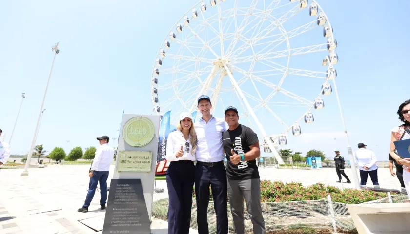 El alcalde Alejandro Char recibe reconocimiento de Barranquilla como ciudad LEED