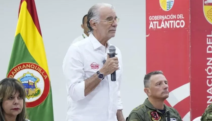 El gobernador Eduardo Verano.