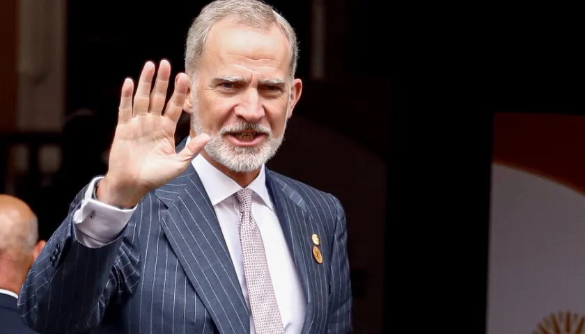El Rey Felipe VI de España.