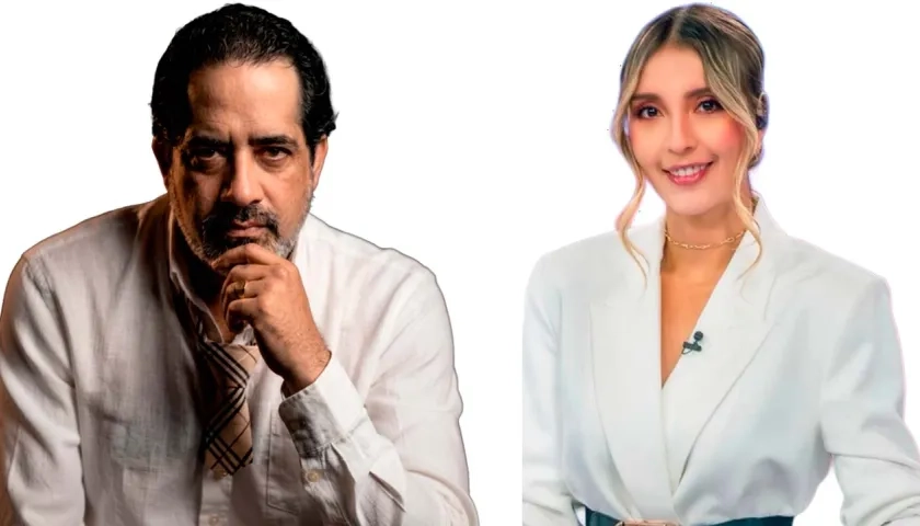 El exconcejal Miller Soto y la periodista Carolina Gómez