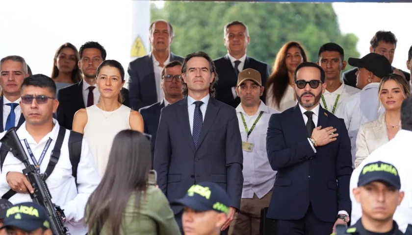 El Alcalde de Medellín, Federico Gutiérrez y el Presidente electo Abelardo De La Espriella.