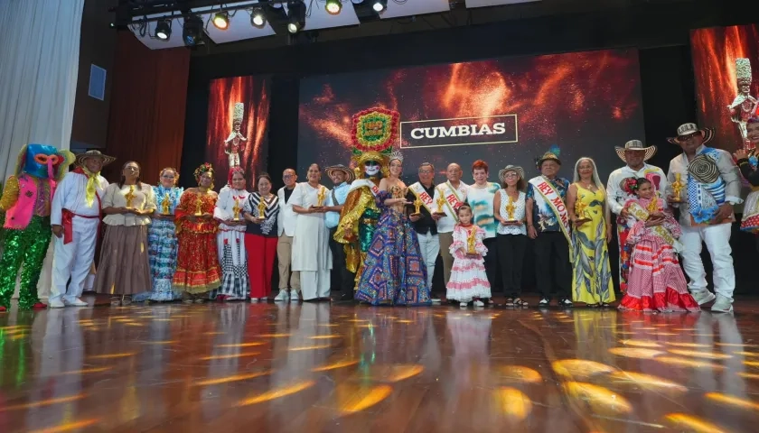 Ganadores del Congo de Oro en cumbia.