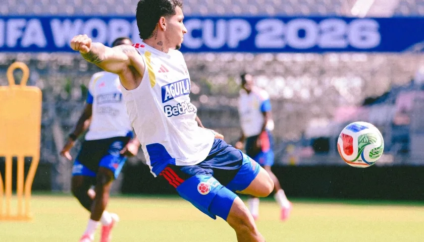 Gustavo Puerta, mediocampista de la Selección Colombia.