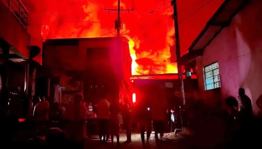 Incendio en Quibdó.