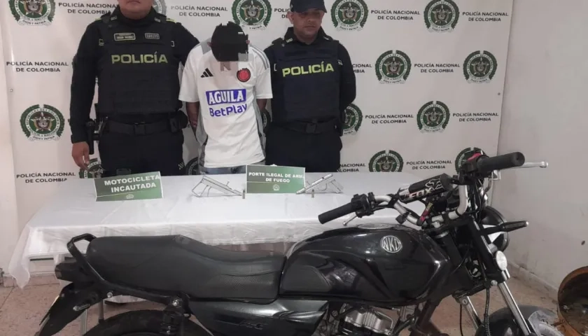 Joven capturado en la Cordialidad