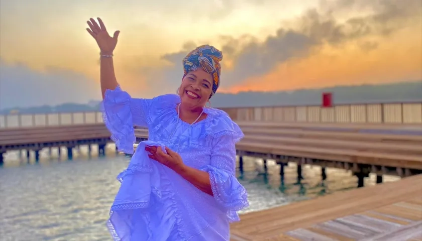 La cantadora Lina Babilonia, protagonista del primer episodio de 'Río arriba'. 