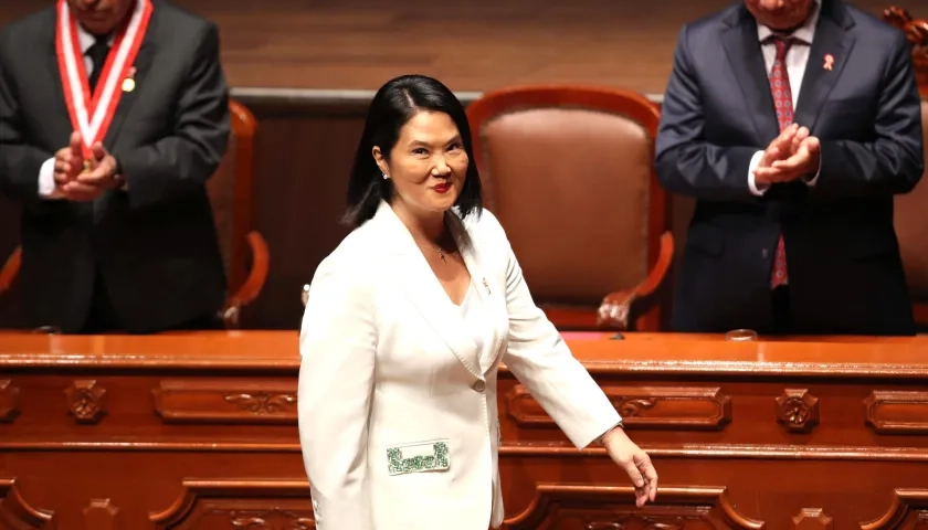 La presidenta electa de Perú, Keiko Fujimori