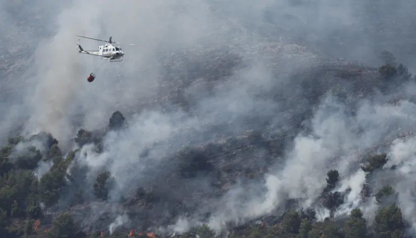 Incendios forestales en España.