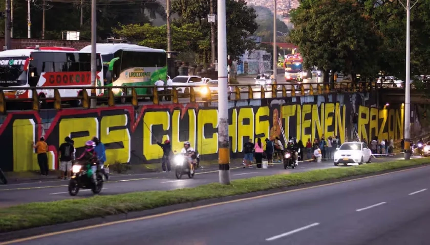 Mural 'Las cuchas tienen razón'