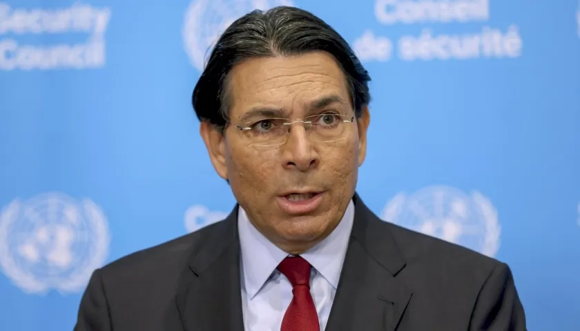 Embajador de Israel ante la ONU, Danny Danon.
