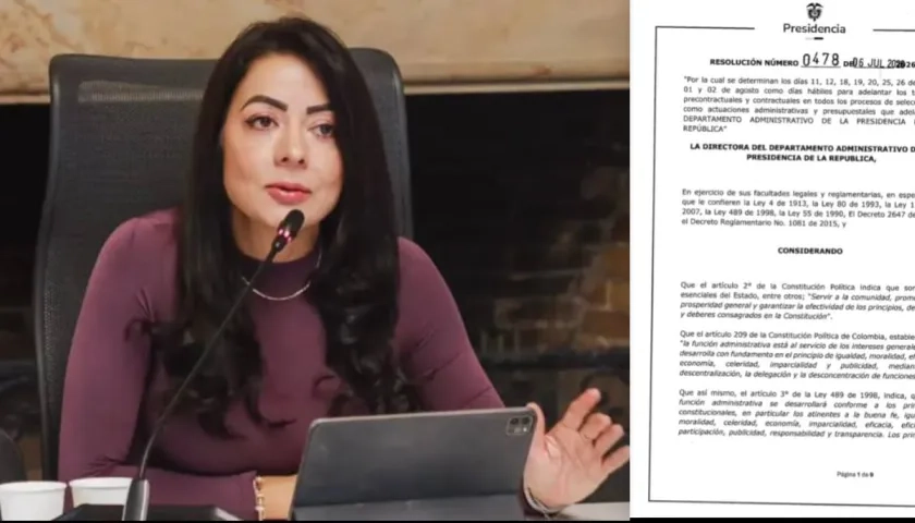 Nhora Yhanet Mondragón y la resolución que lleva su firma