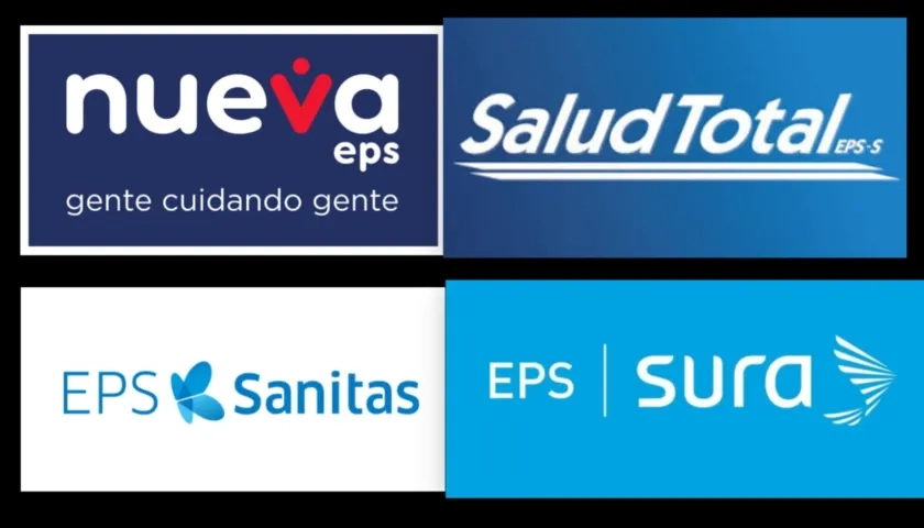 Nueva EPS, SaludTotal, Sanitas E·PS y Sura EPS