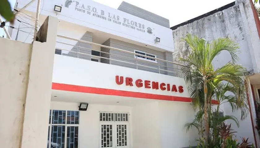 Paso Las Flores, a donde fue llevado el pescador y se confirmó su muerte. 