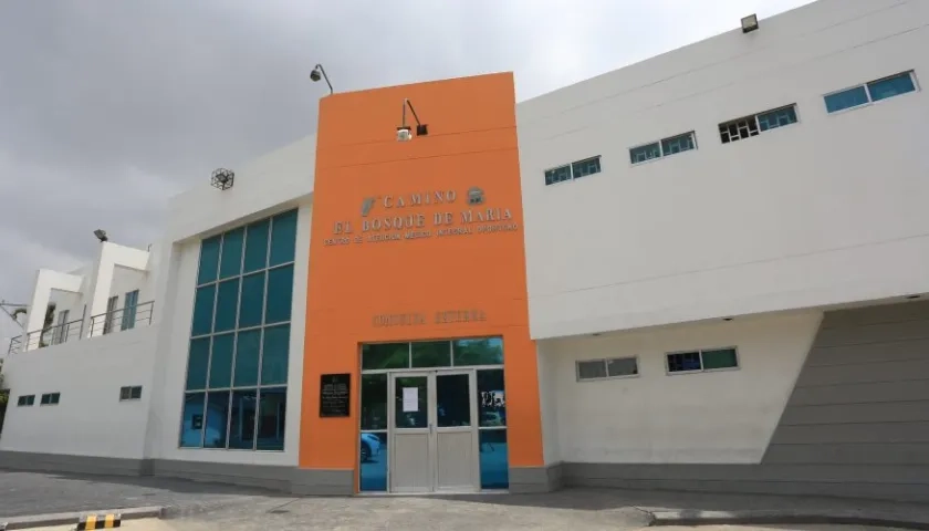 Centro médico donde fue llevada la adolescente. 