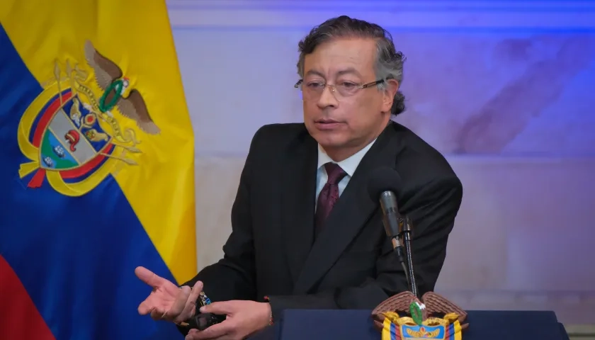 El Presidente Gustavo Petro.