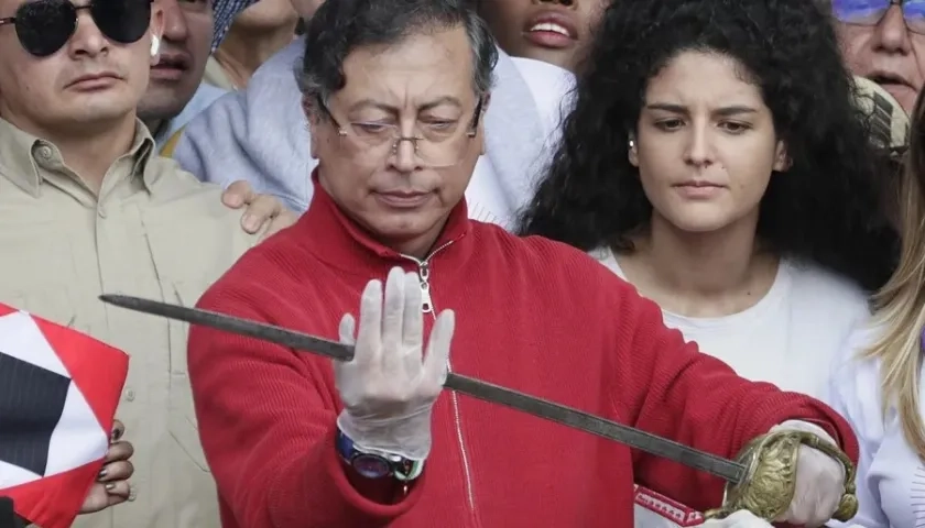 El Presidente Gustavo Petro.