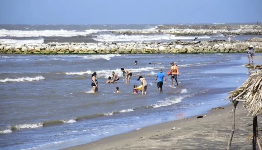 Playas de Pradomar, en el municipio de Puerto Colombia.