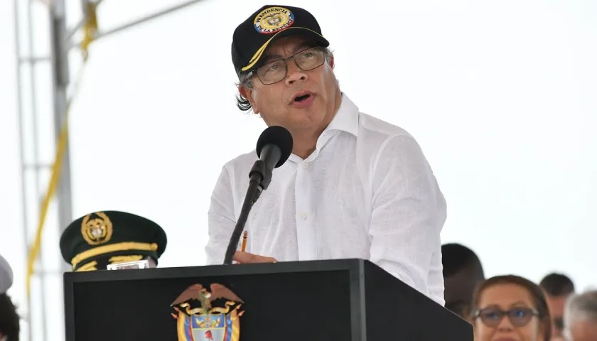 El Presidente Gustado Petro.