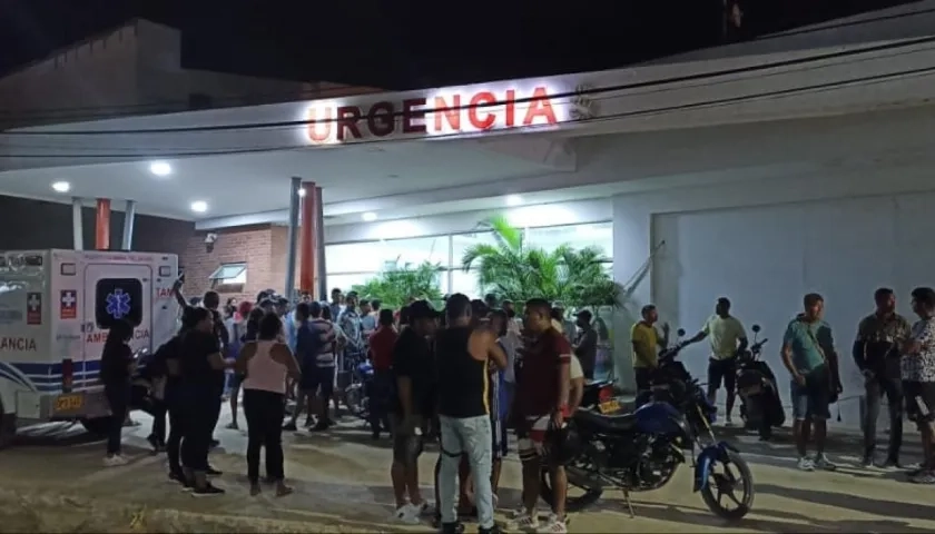Fachada del Hospital de Puerto Colombia. 