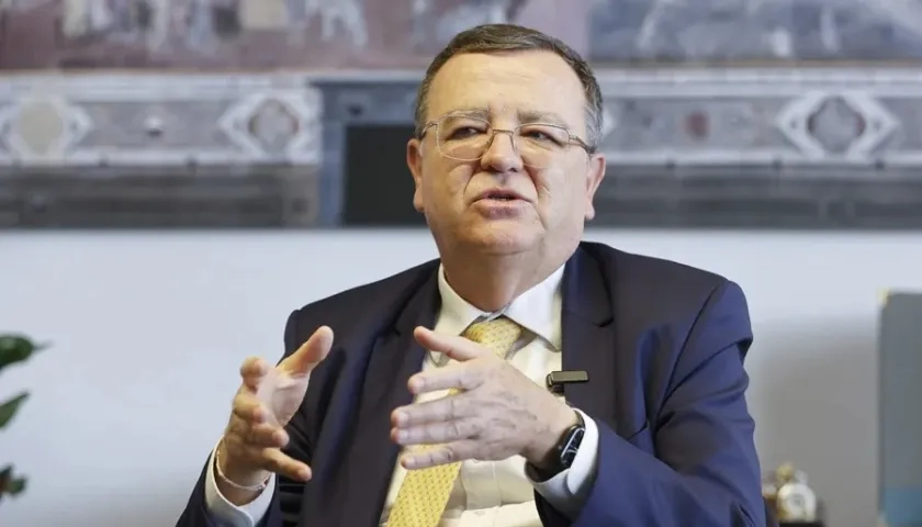 El presidente de la Jurisdicción Especial para la Paz (JEP), el magistrado Alejandro Ramelli.
