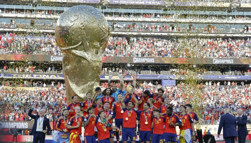 Selección de España, campeona del Mundial 2026. 