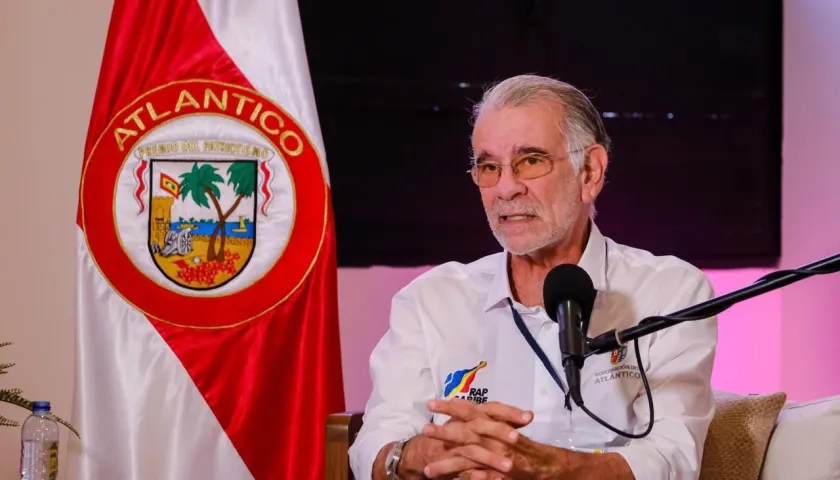 Eduardo Verano, gobernador del Atlántico. 