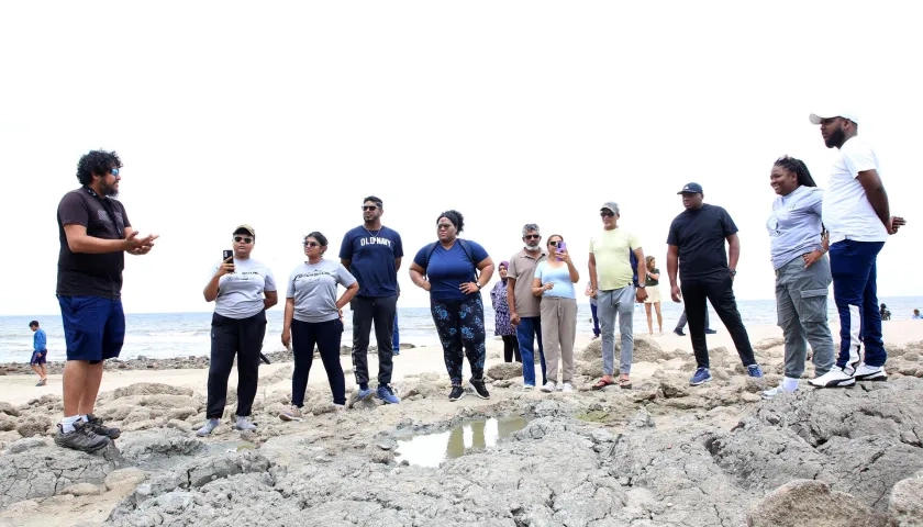 Zona costera de Trinidad y Tobago. 