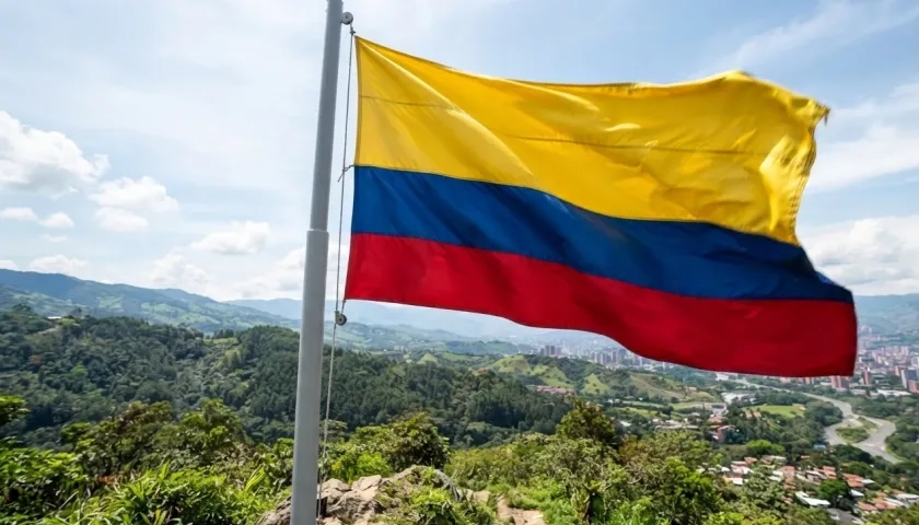 Bandera de Colombia.