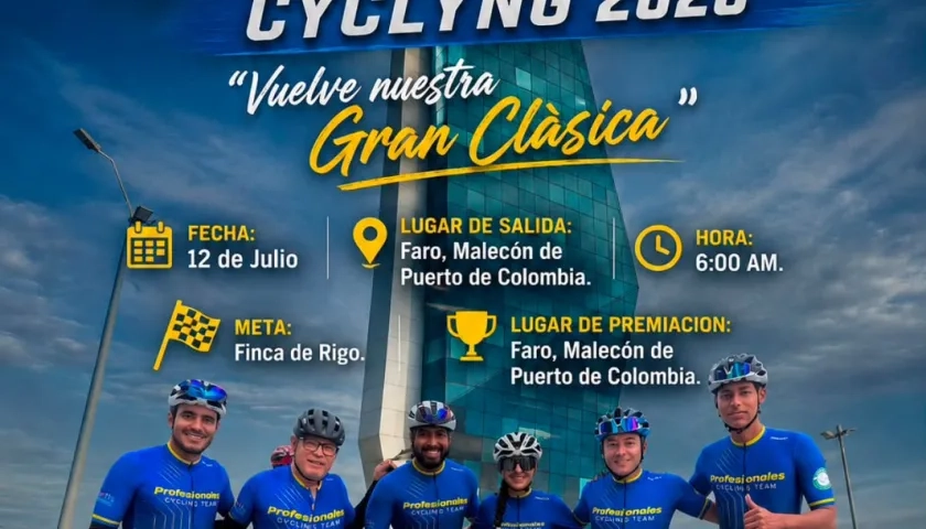 La carrera es organizada por el club Profesionales Cycling Team.