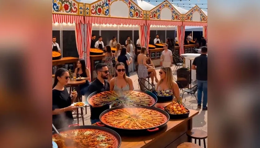 'The Best Paella Festival'. 