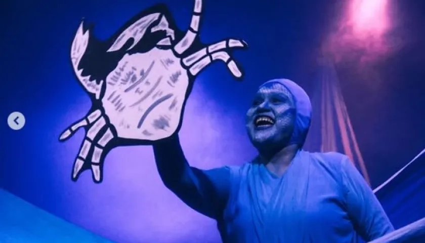 Obra de teatro y títeres 'Azul profundo'.
