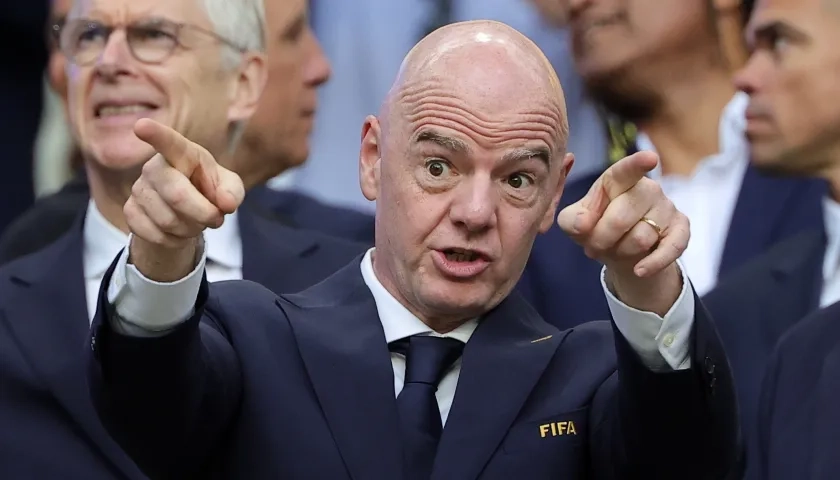 Gianni Infantino, presidente de la Fifa. 