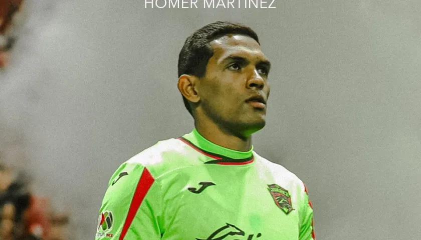 Homer Martínez viene de jugar un año en el Juárez FC.