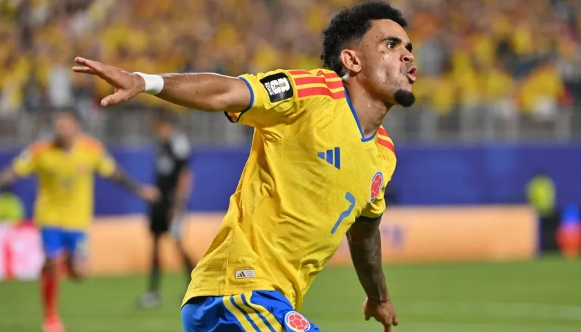 Luis Díaz, pieza clave del ataque colombiano.