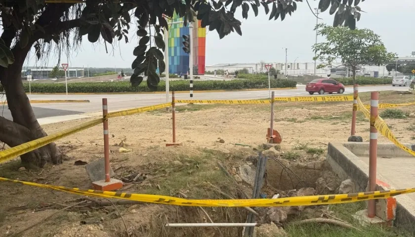 Estado de las zonas por las obras del Acueducto Regional del Norte. 