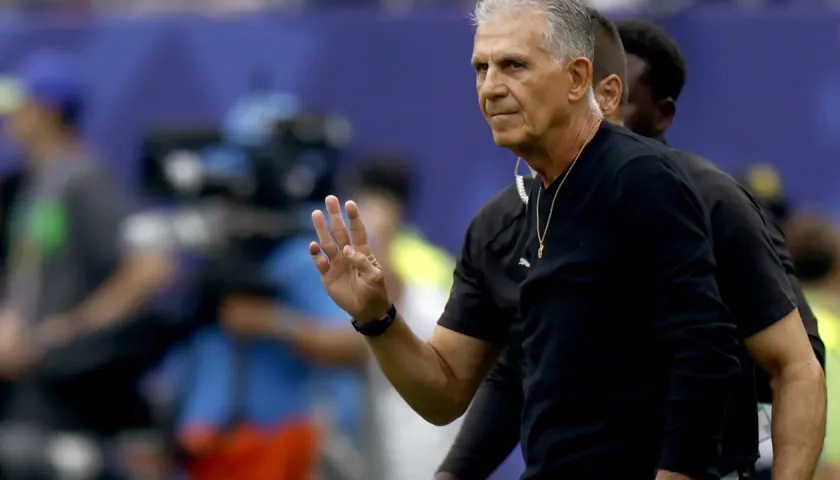 El portugués Carlos Queiroz, seleccionador de Ghana. 