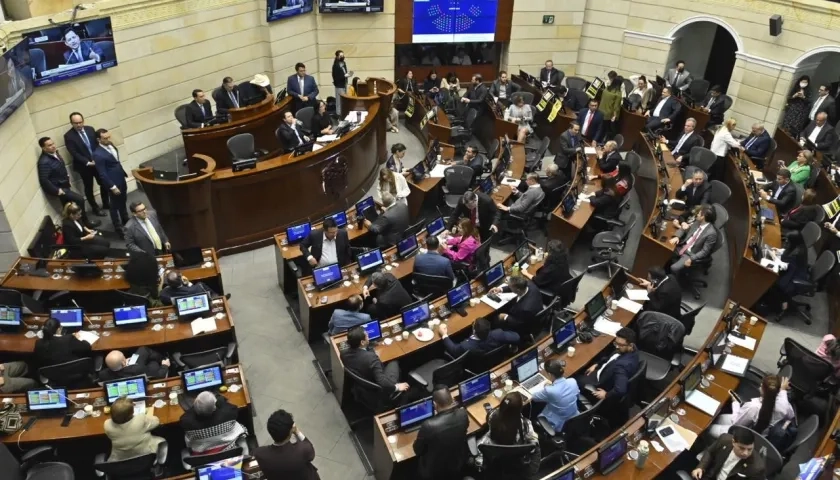 Aspecto del Senado de la República. 