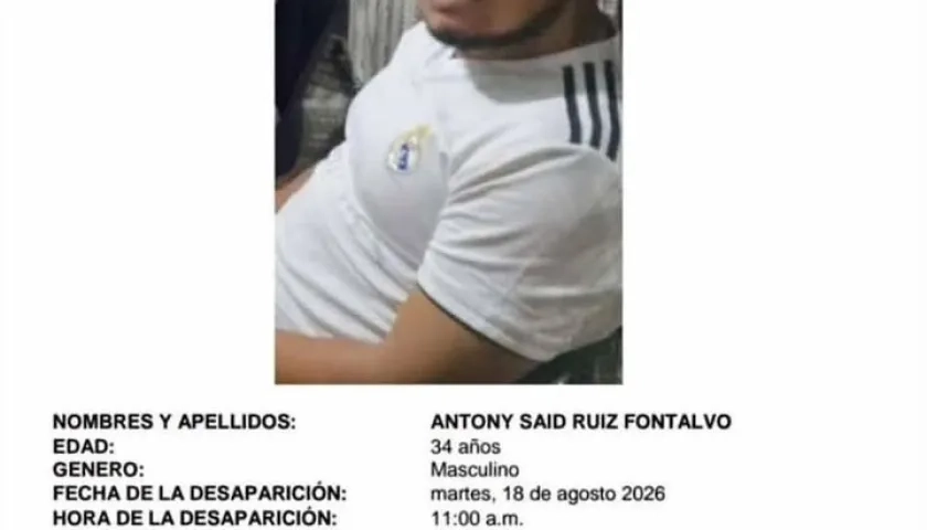 Antony Said Ruiz Fontalvo.