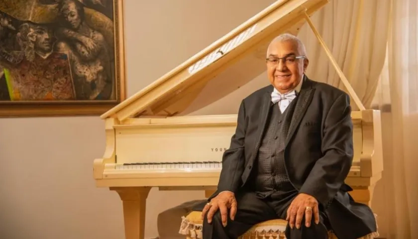 El maestro Alci Acosta tiene 87 años. 