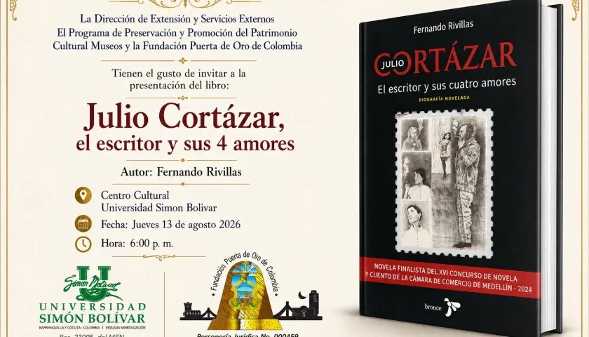 'Julio Cortázar, el escritor y sus 4 amores'.  