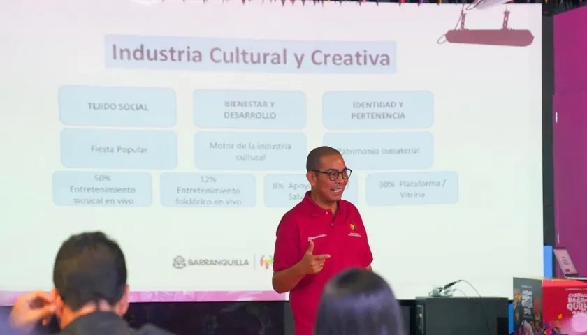 Juan Ospino Acuña en su paso por la secretaría de Cultura y Carnaval de Barranquilla aportó formación y fortalecimiento institucional. 