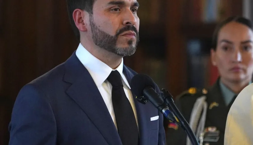 Abelardo De La Espriella, durante su intervención en la tarde de este miércoles.