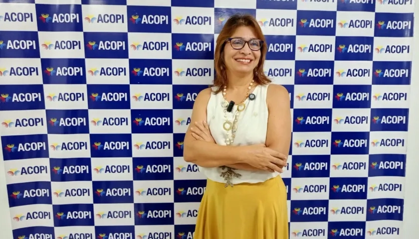 Rosmery Quintero, presidenta del Observatorio Nacional de la MiPyme y directora ejecutiva de Acopio Atlántico. 