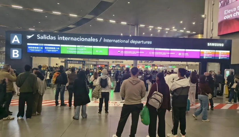 Aeropuerto Internacional El Dorado.