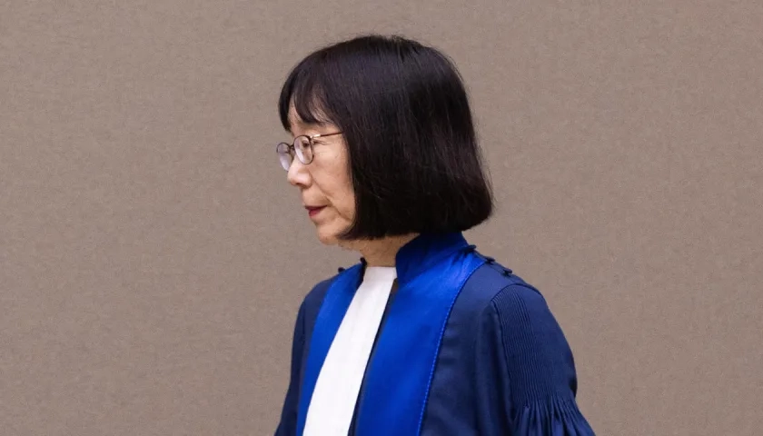 Presidente de la Corte Penal Internacional, Tomoko Akane.